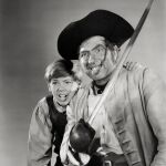 Bobby Driscoll en una escena de "La isla del tesoro"