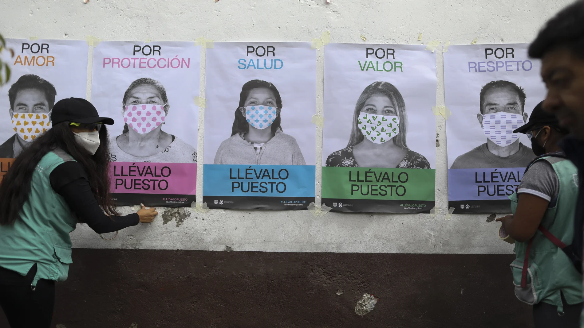 Campaña en un distrito de la capital mexicana