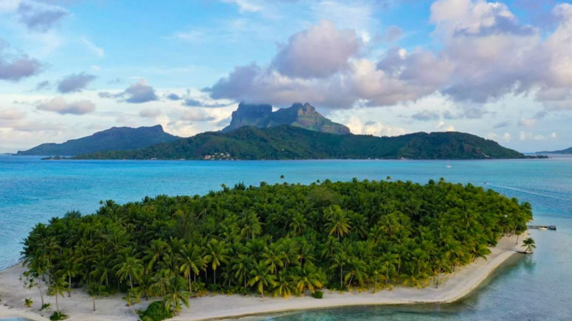 La isla de Motu Tane tiene unas vistas inmejorables.