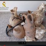 Algunas de las ánforas recuperadas
