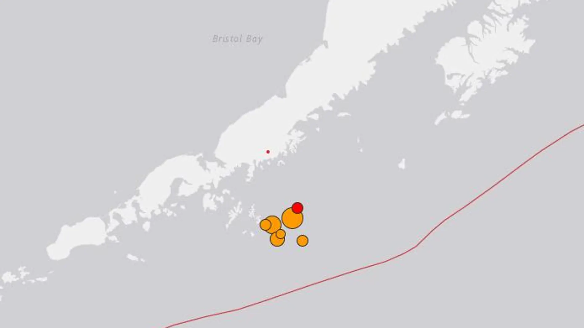 El terremoto se ha producido en Alaska