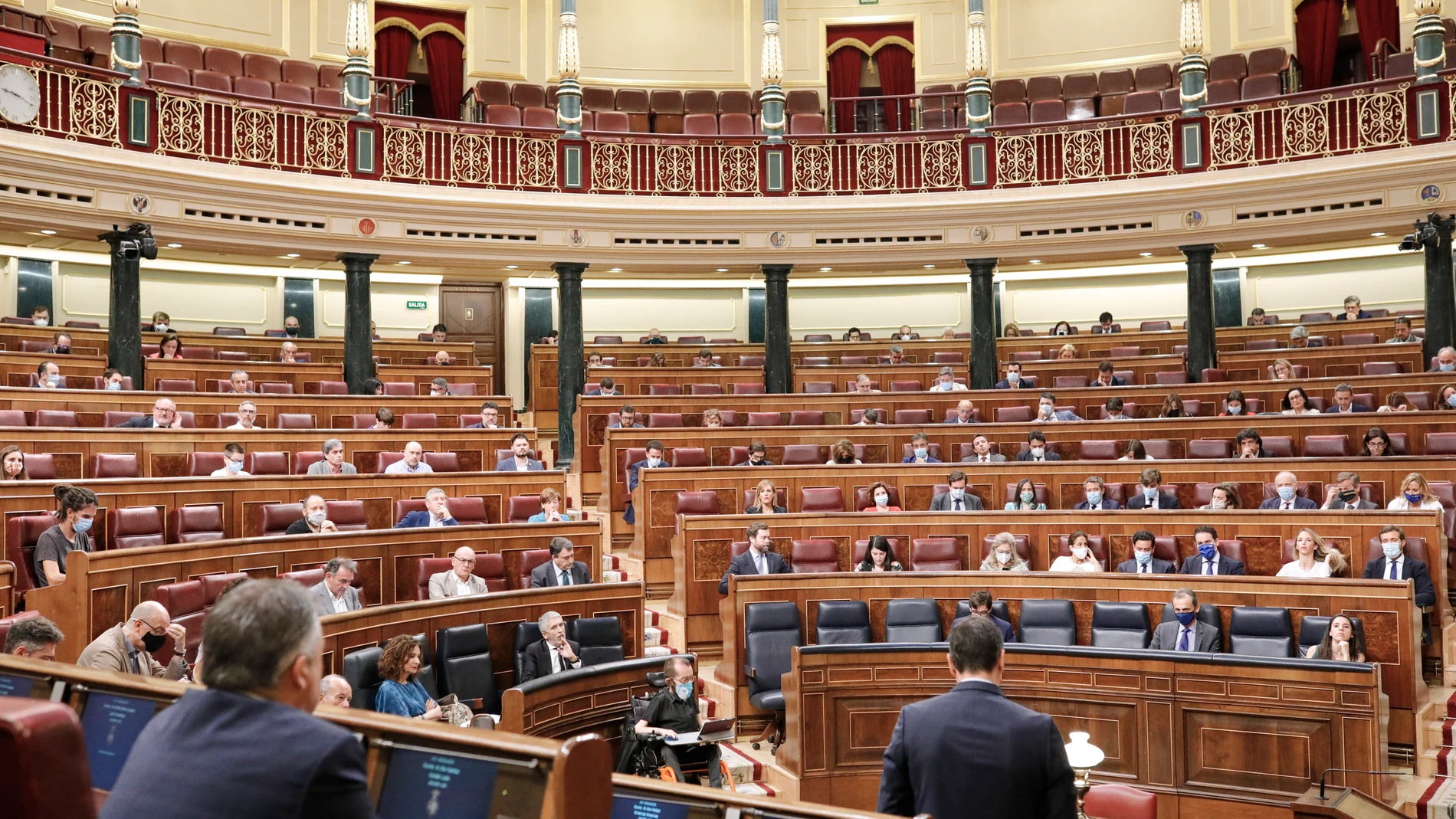 Vista general de la penúltima sesión plenaria en el Congreso de los Diputados antes del paréntesis estival