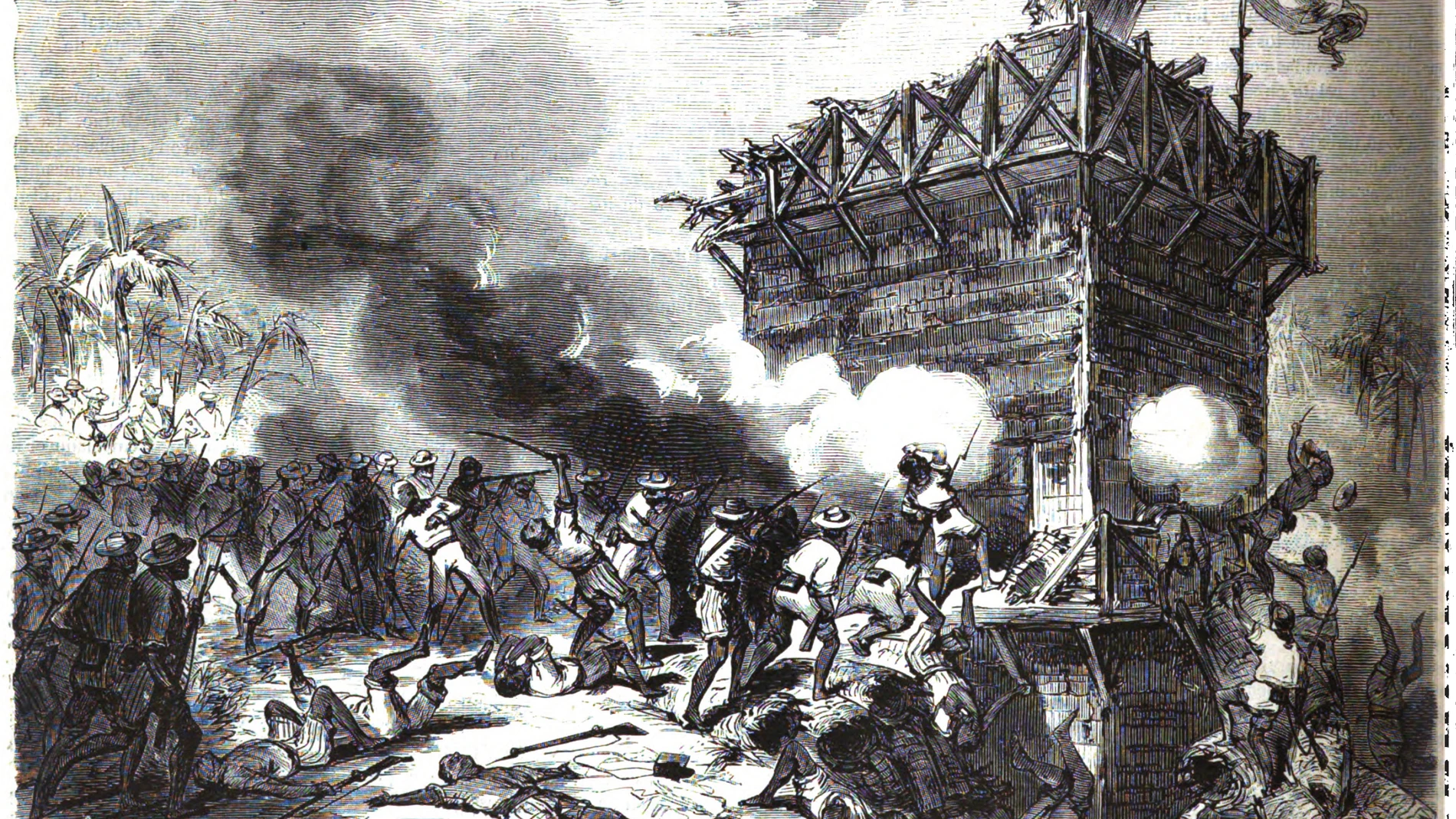 La Torre Óptica de Colón supuso una proeza para los soldados que la defendieron, que decidieron resistir y combatir entre las llamas antes de entregar la posición a los asaltantes