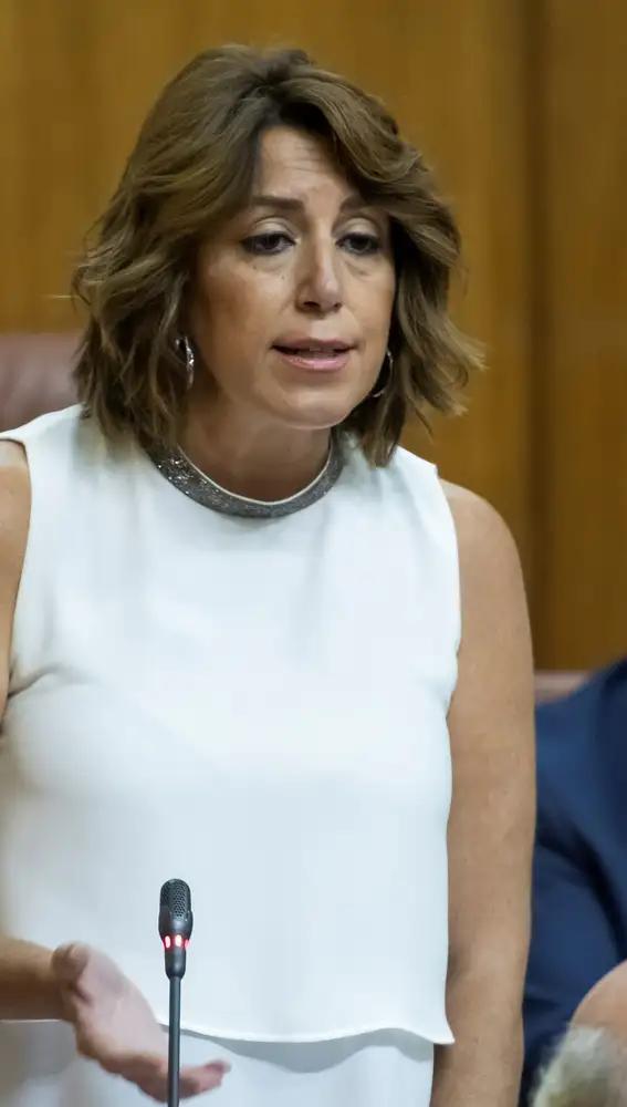 La secretaria general del PSOE andaluz y líder de la oposición en la comunidad, Susana Díaz