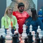 De izquierda a derecha, Saida Benzal, Brays Efe y Marta Martín