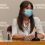 La consejera de Sanidad del Gobierno de Aragón, Sira Repollés