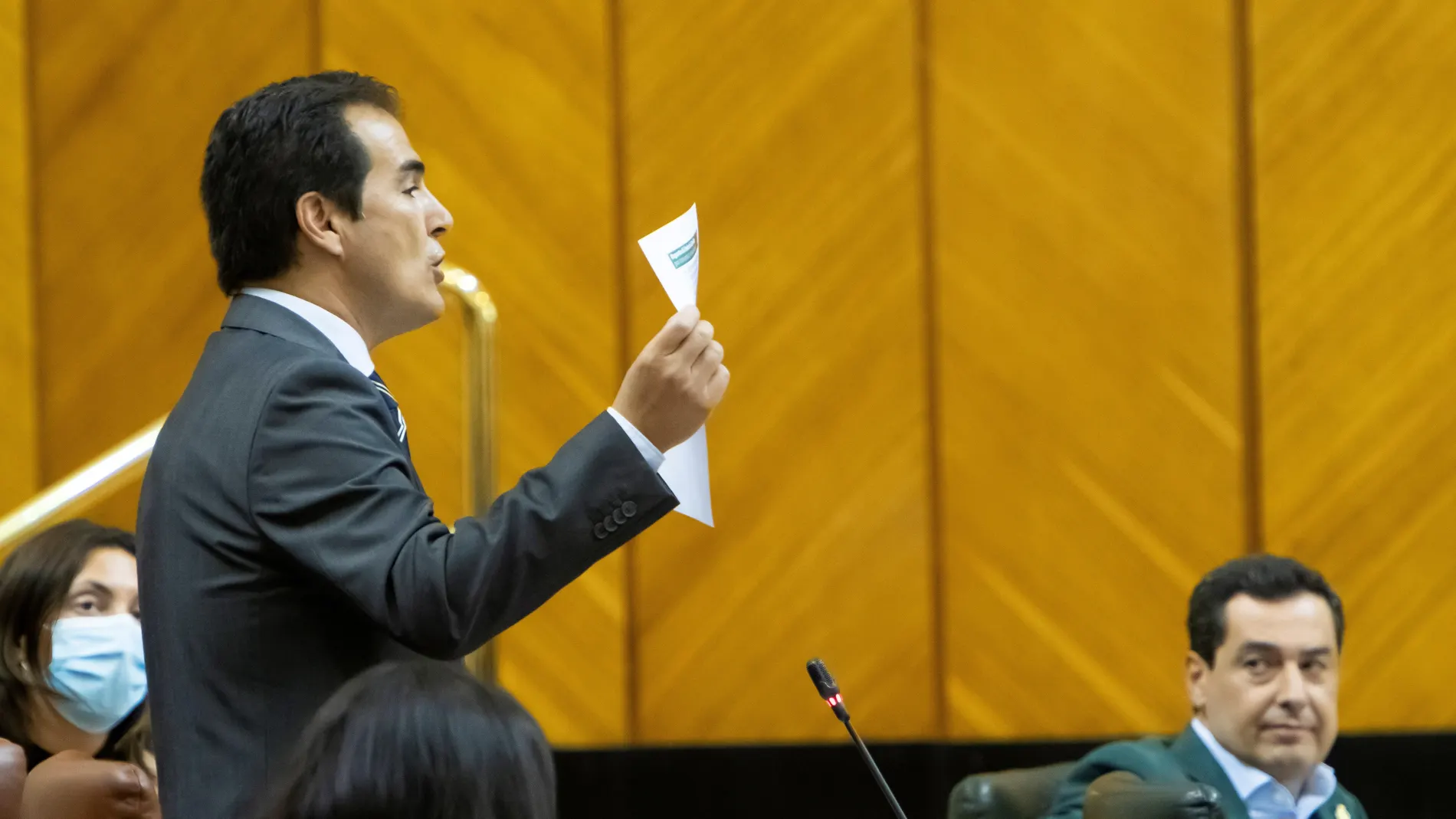 Sesión de control al ejecutivo en el Parlamento de Andalucía