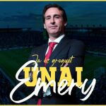 Unai Emery vuelve al fútbol español para entrenar al Villarreal.