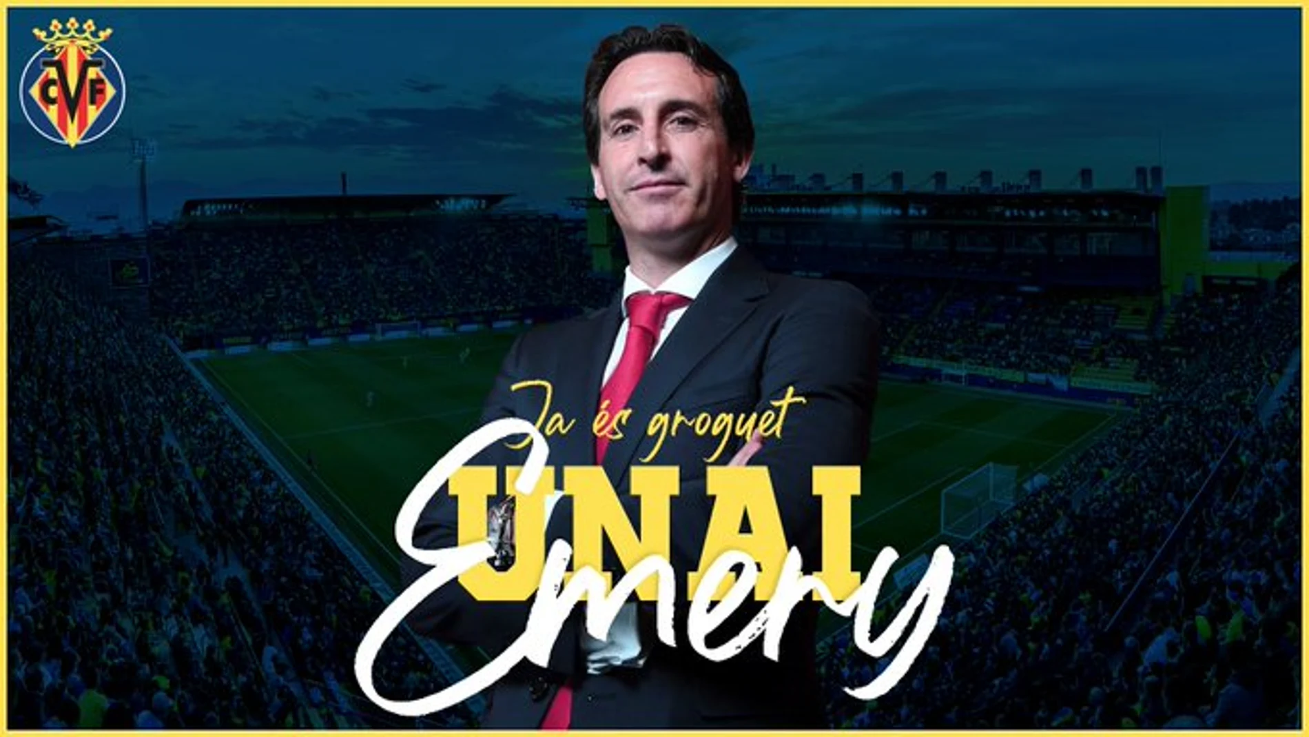 Unai Emery vuelve al fútbol español para entrenar al Villarreal.