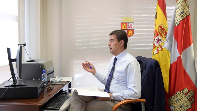 El consejero de la Presidencia, Ángel Ibáñez