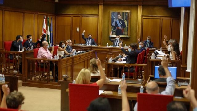 Pleno de la Diputación de Almería en una imagen de archivo