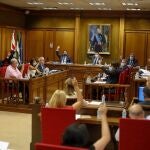 Pleno de la Diputación de Almería en una imagen de archivo