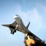 Momento en que el Concorde de Air France se incendia en pleno despegue el 25 de julio de 2000