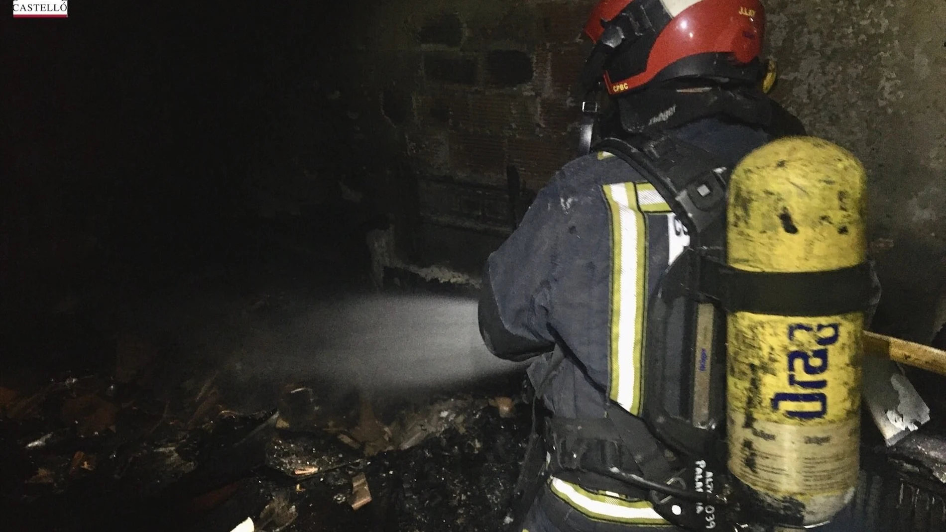 Castellón.- Sucesos.- Fallece una mujer en el incendio de una vivienda en Segorbe