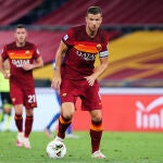 Edin Dzeko con la Roma.
