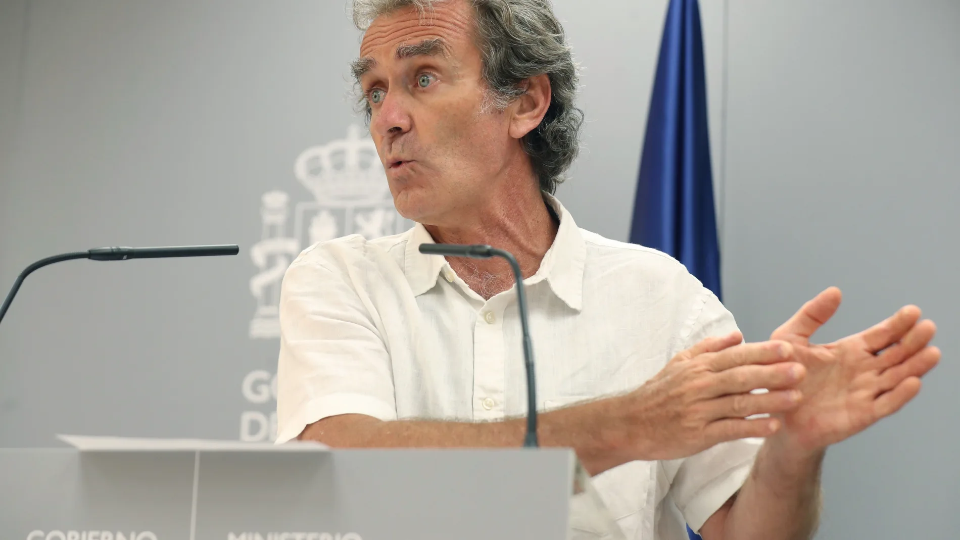 Fernando Simón analiza la evolución de la pandemia durante una rueda de prensa