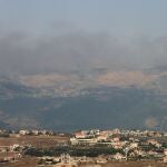 Fuego en la frontera entre Israel y Líbano provocado por el intercambio de disparos entre el Ejército hebreo y los islamistas de Hizbulá