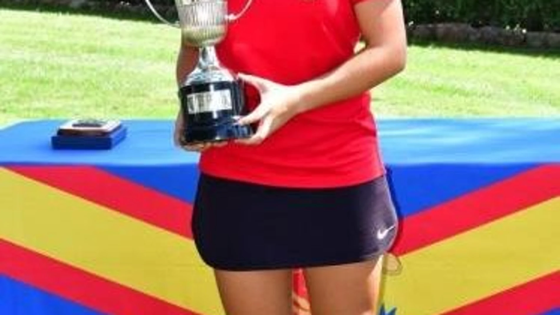 Carla Bernat, ganadora del torneo.