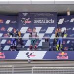 Quartararo, Viñales y Rossi, en el podio del Gran Premio de Andalucía de MotoGP