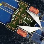 Dos de los buques de Balearia han amueblado sus cubiertas con mobiliario sostenible realizado con plástico reciclado de los envases