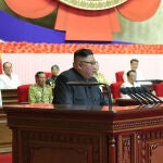 El dictador de Corea del Norte Kim Jong Un