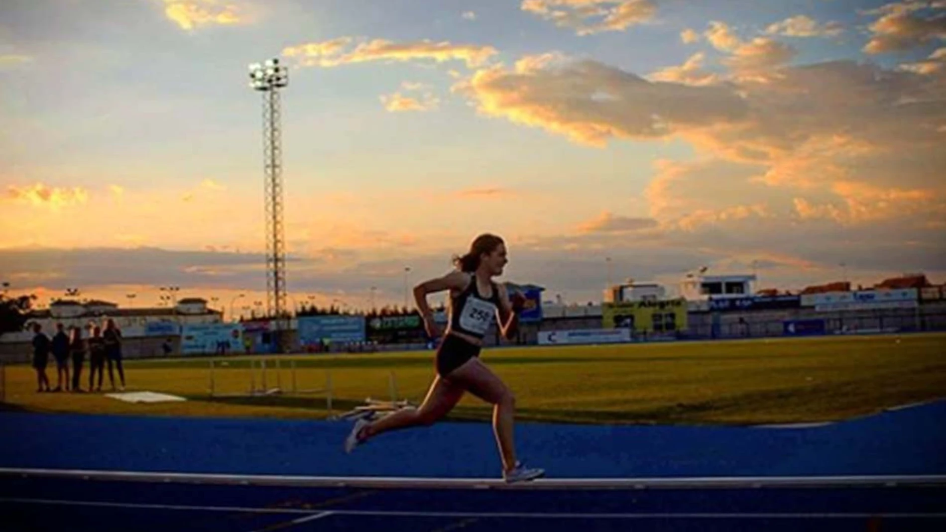 Claudia Hernández Rey, durante una competición.