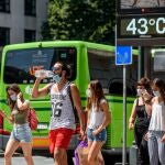 Alerta naranja por temperaturas de hasta 40 grados en el interior de Euskadi