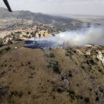 Incendio declarado en las inmediaciones de San Rafael (Segovia)