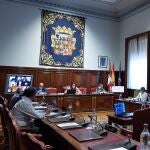 Pleno de la Diputación de Palencia en el que se ha aprobado esta iniciativa