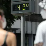  El termómetro ha rozado los 42 grados en Jalance
