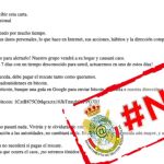 La carta de los estafadores