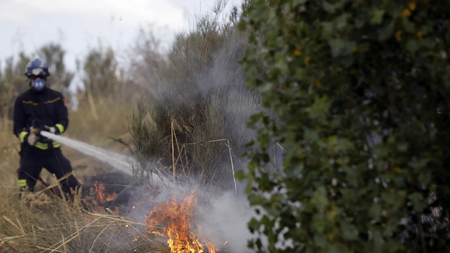 Incendio en San Rafael (Segovia) que llegó a nivel 2