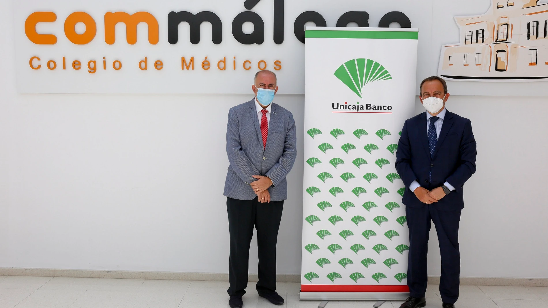 Málaga.- Unicaja Banco renueva su acuerdo con el Colegio de Médicos para respaldar al colectivo y favorecer su actividad