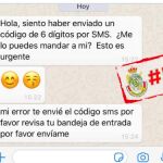 Imagen de la advertencia que lanza la Guardia Civil para que no se caiga en la trampa