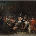 «Condenados por la Inquisición», óleo sobre lienzo que Eugenio Lucas Velázquez pintó en 1860