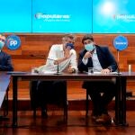 Jornadas de alcaldes PP celebrada en Murcia. Asiste el alcalde de Murcia, José Ballesta; el vicesecretario de Política Territorial del PP, Antonio González Terol; y el presidente de la Comunidad, Fernando López MirasPP04/08/2020