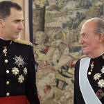 Felipe VI y Don Juan Carlos