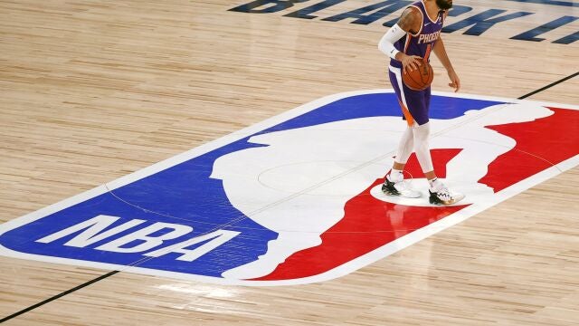 Ricky Rubio, durante un partido con Phoenix Suns en la 'burbuja' de Orlando.