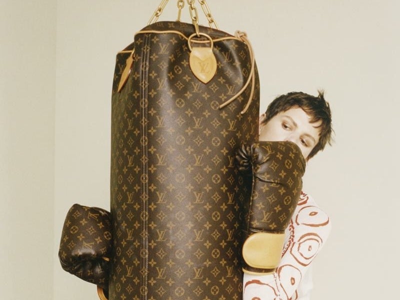 Así es el saco de boxeo de lujo de Louis Vuitton. ¿Disponible por