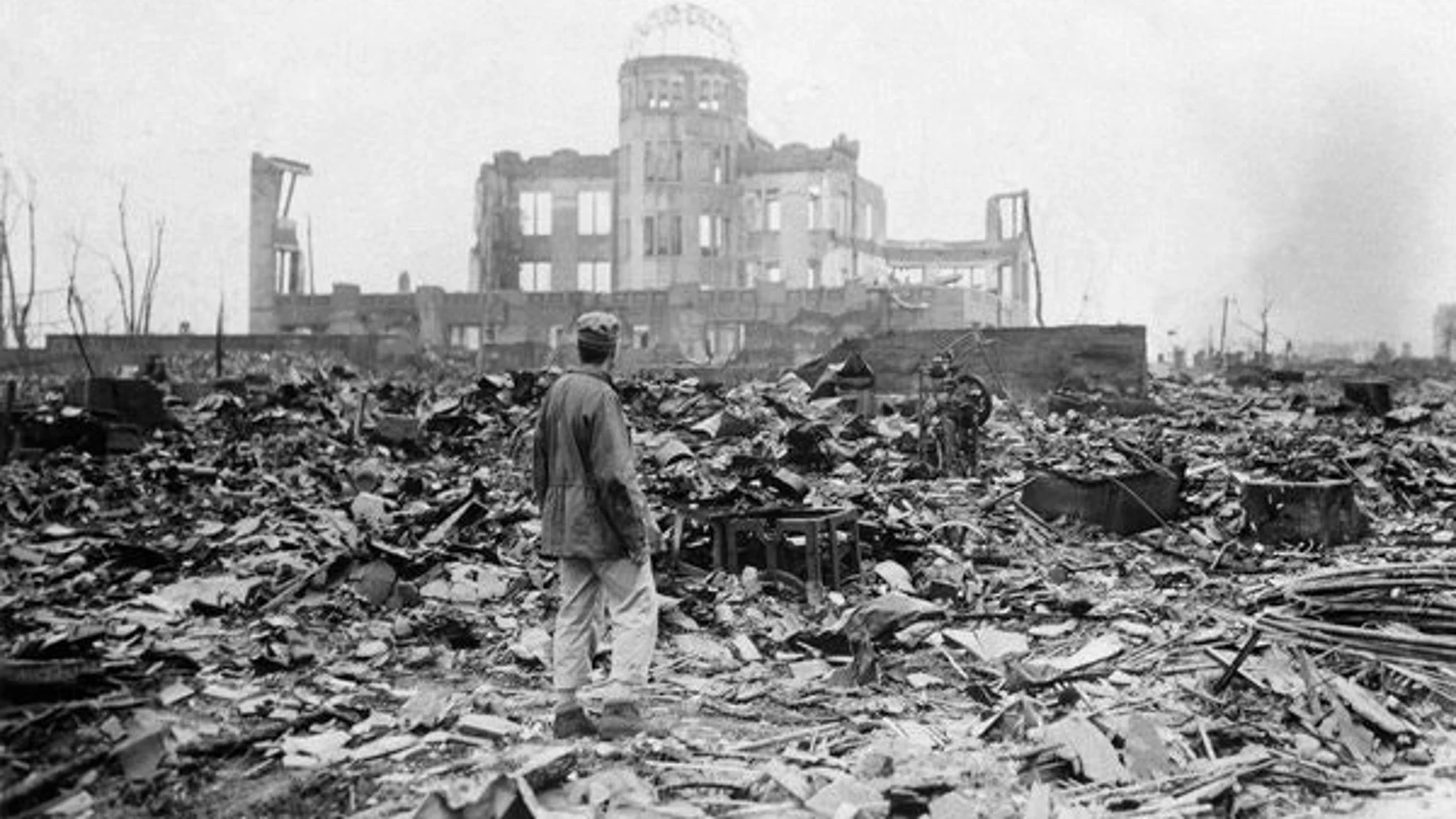 El 70 por ciento de la ciudad de Hiroshima quedó reducida a escombros tras la bomba