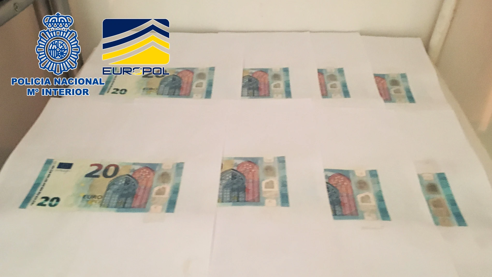 Detenidas siete personas que habían introducido en España más de 30.000 euros en billetes falsos procedentes de Nápoles