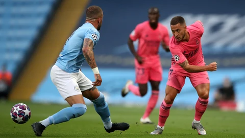 Kyle Walker y Hazard
