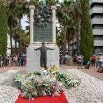 Acto en recuerdo del asesinato de Blas Infante. EDUARDO BRIONES (EUROPA PRESS)