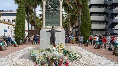 Acto en recuerdo del asesinato de Blas Infante. EDUARDO BRIONES (EUROPA PRESS)