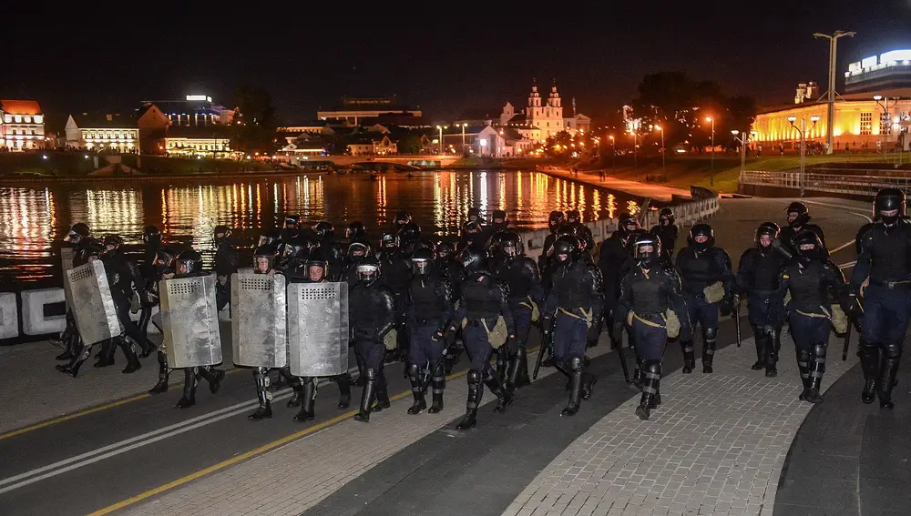 Protestas en Minsk