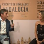 Victorino Martín y Cristina Sánchez en el sorteo de las novilladas