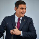 El presidente del Gobierno, Pedro Sánchez, durante la presentación del Plan para la Formación Profesional, el Crecimiento Económico y Social, y la Empleabilidad con el que el Ejecutivo aspira a modernizar este tipo de educación