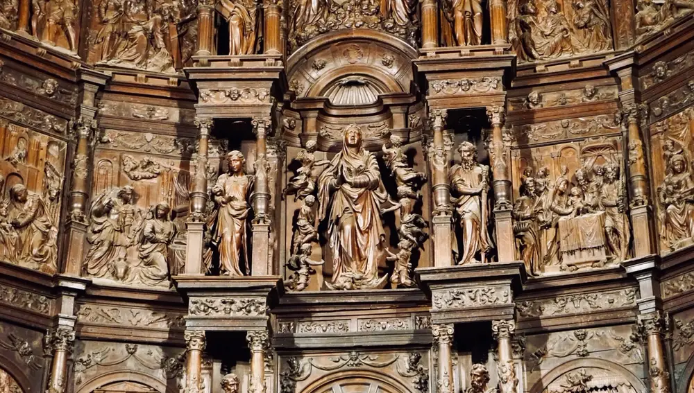 Retablo de la Concatedral de Santa María.