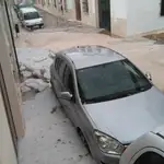  La lluvia y el granizo provocan el caos en la Sierra Sur de Sevilla