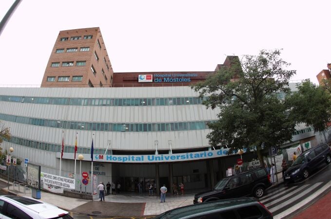 Fachada del Hospital Universitario de Móstoles